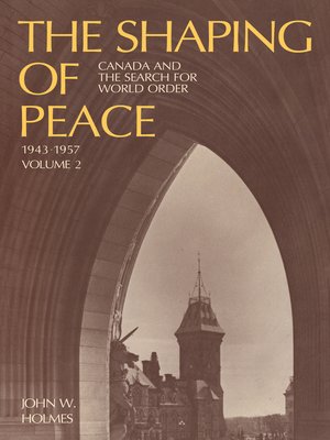 cover image of The Shaping of Peace, Volume 2